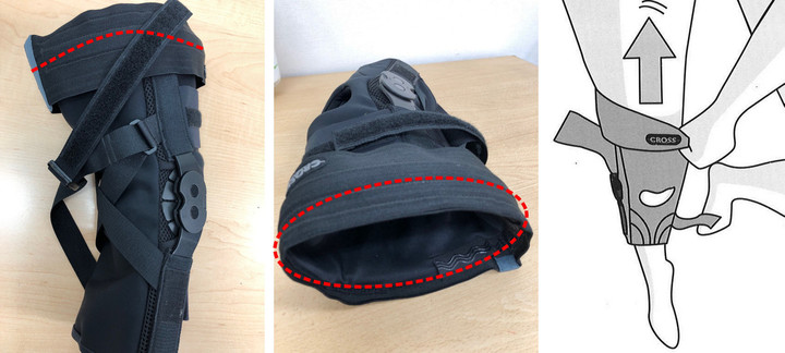 装具　右足　右膝 Amazon.co.jp: 膝足首足装具調節可能な脚安定装置骨折下肢麻痺