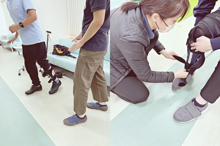 アラードAFO試着会の様子